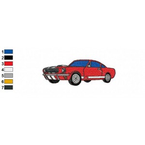 Classic Cars 20 Embroidery Design